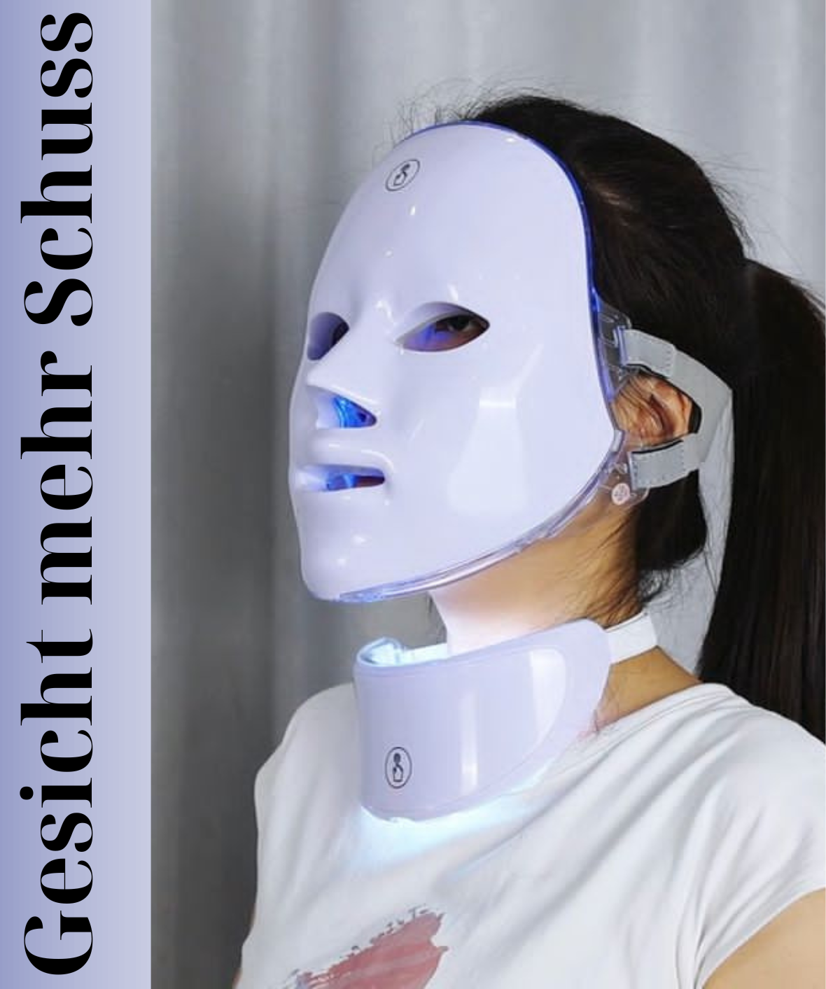 LED-Gesichtsmaske + Schnitt